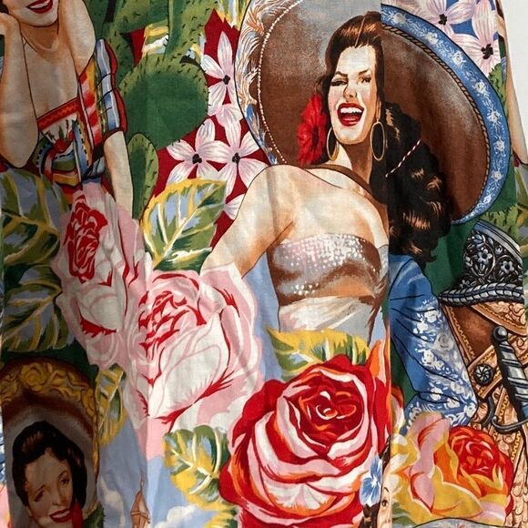 NWT Hemet Chic Sleeveless Dress Size XL 100% Cotton - Picture 6 of 10